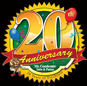 logo for sub shop anniversary commemoration